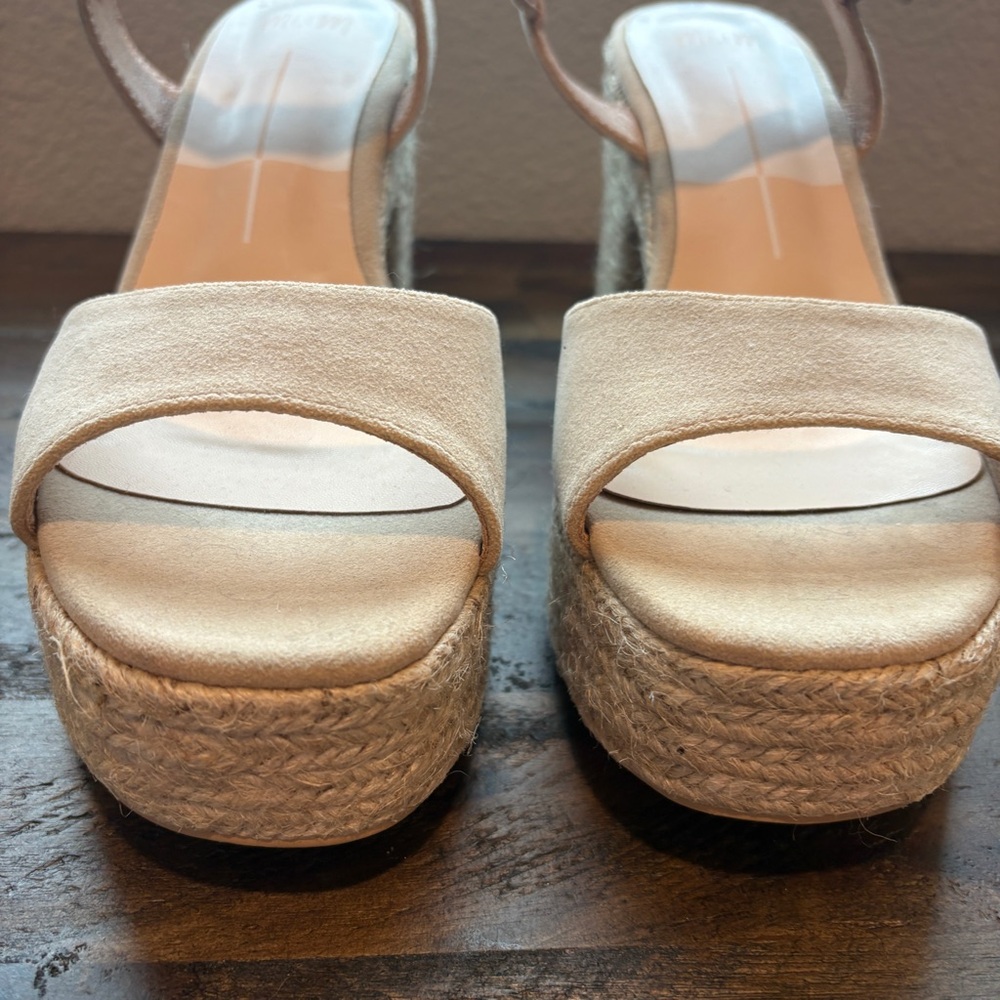 Miracle Miles Jana Espadrille Platform Sandals Womens 9 Boho Vacation Shoes NWOT - Picture 5 of 14